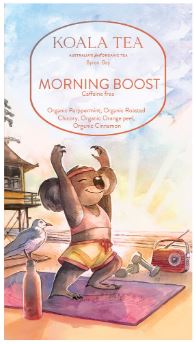 Morning Boost Koala Design - 20 Organic Tea Bags