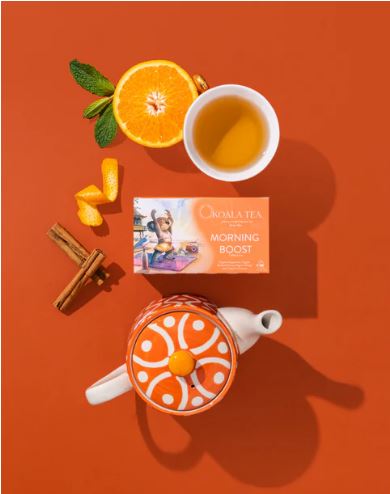 Morning Boost Koala Design - 20 Organic Tea Bags