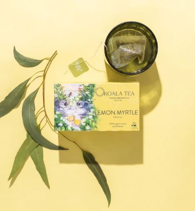 Lemon Myrtle Koala Design - 20 Organic Tea Bags