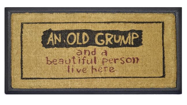 Solemate Doormats An Old Grump Rubber Edged Coir Doormat 70x40cm