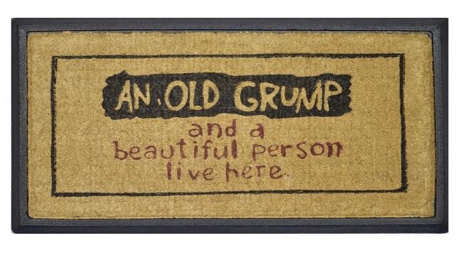 Solemate Doormats An Old Grump Rubber Edged Coir Doormat 70x40cm Doormats The Cooks Kitchen 