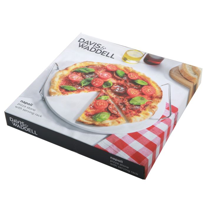 Pizza Stone With Rack 33cm