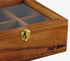 Leaf & Bean Acacia Wood Tea Box Sugar, Coffee & Tea The Cooks Kitchen 