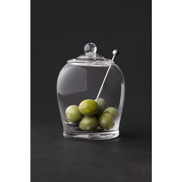 Napoli Olive Jar With Spoon