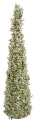 Plastic Crystal Ice Green Cone Tree - Small