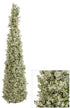 Plastic Ice Green Cone Tree - Large