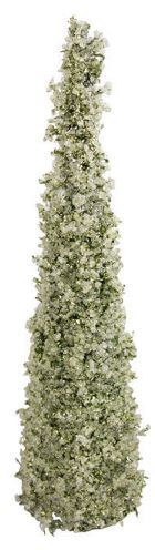 Plastic Ice Green Cone Tree - Large