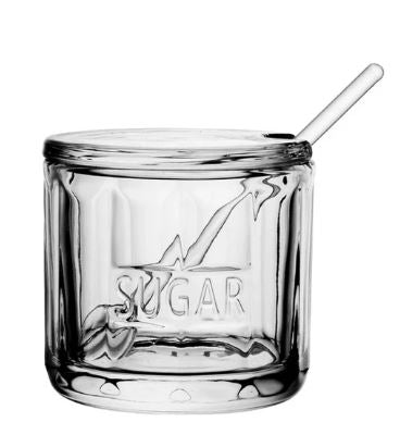 Reece Glass Sugar Jar With Spoon