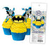 Batman Edible Wafer Cupcake Toppers - 16pc