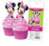 Minnie Mouse Edible Wafer Cupcake Toppers - 16 Pce Pack