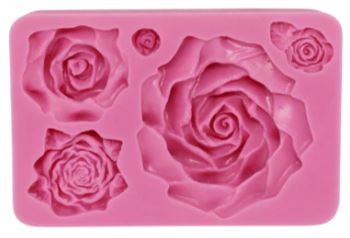 Assorted Rose Silicone Mould