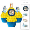 Bluey Edible Wafer Cupcake Toppers 16pk