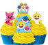 Baby Shark - Edible Wafer Cupcake Toppers - 16pc