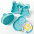 Easter Bunny Plunger Cutter - 4 Piece