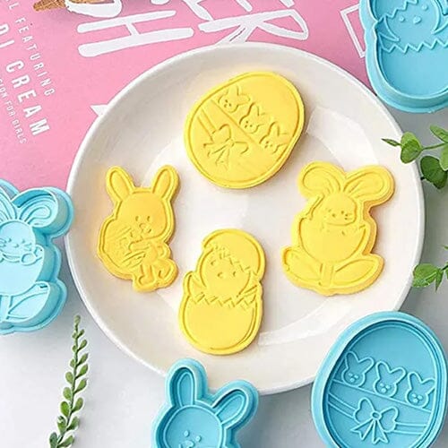 Easter Bunny Plunger Cutter - 4 Piece Cookie Cutters The Cooks Kitchen 