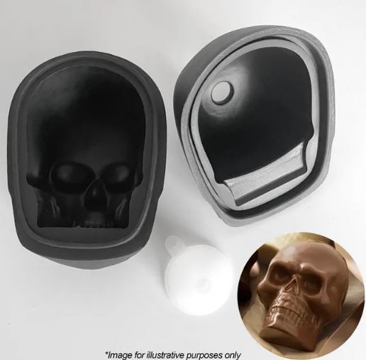 Cake Craft - Silicone Mold - Single Skull