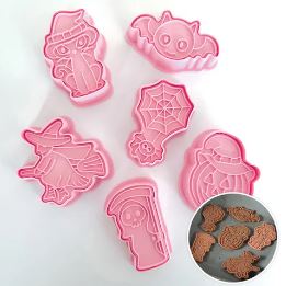 Cake Craft - Halloween Cutter & Embosser - 6 Pieces