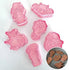 Cake Craft - Halloween Cutter & Embosser - 6 Pieces
