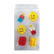 Cake Craft - Lego Sugar Decorations 6pk