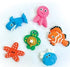 Cake Craft - Large Sea Animals Sugar Decorations - 6pk