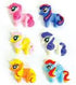 Cake Craft - Little Pony/ponies Sugar Decorations 6pk