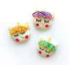Cake Craft - Unicorn Face Sugar Decorations 6pc