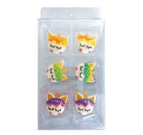 Cake Craft - Unicorn Face Sugar Decorations 6pc Edible Decorations The Cooks Kitchen 