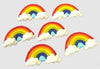 Cake Craft Rainbows Sugar Decorations 6pk