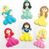 Princess Sugar Decorations 6pc