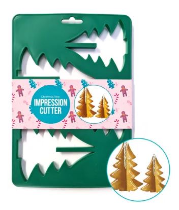 Cake Craft - Christmas Tree Impression Cutter