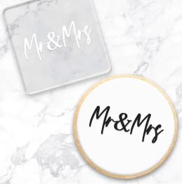 Cake Craft Debosser - Mr & Mrs