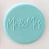 Cake Craft Debosser - Mr & Mrs