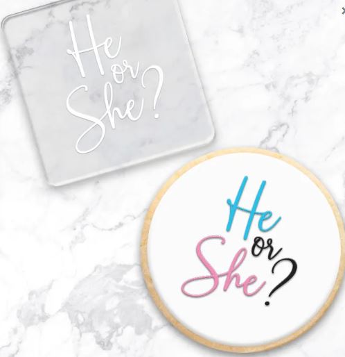 Cake Craft Debosser - He Or She?