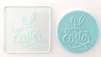 Cake Craft Happy Easter Debosser