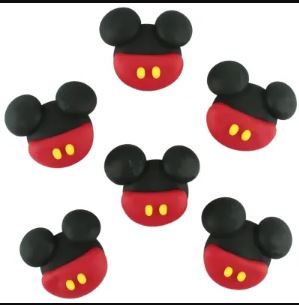 Cake Craft - Mickey Mouse Head - 6pc