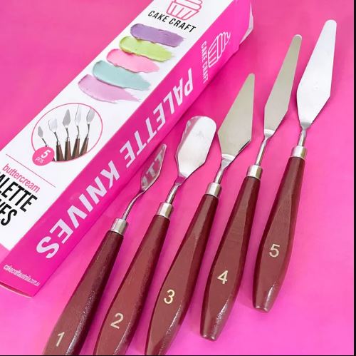 Cake Craft - Buttercream Palette Knives 5 Piece Set
