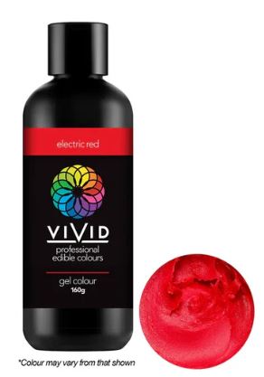 Vivid Gel Colour 160g - Electric Red