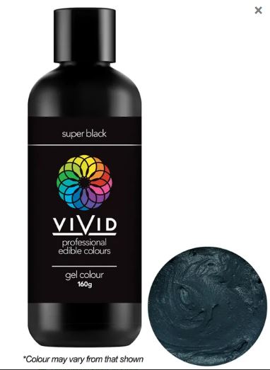 Vivid Gel Colour 106g - Super Black