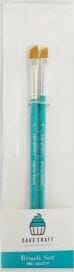 Cake Craft Nylon Brush Set - Angled Tip #4 & #6 Decorating Accessories The Cooks Kitchen Mandurah 