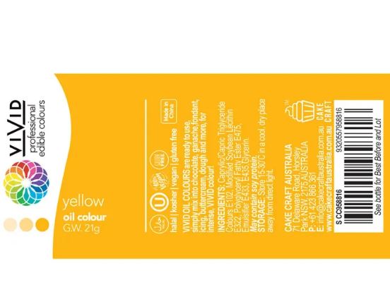 Vivid Yellow Oil Colour