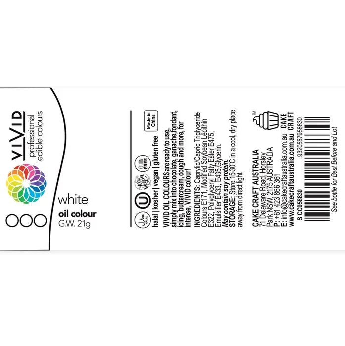 Vivid White Oil Colour