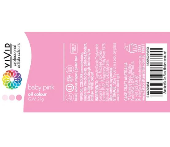 Vivid Oil Colour 21g - Baby Pink