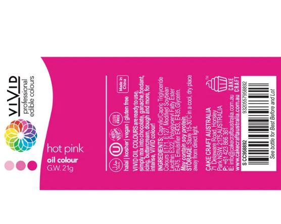 Vivid Oil Colour 21g - Hot Pink