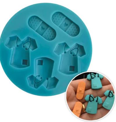 Cake Craft - Silicone Mould - Scrubs & Bandaids