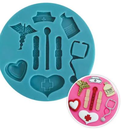 Cake Craft - Silicone Mould - Nurse Kit
