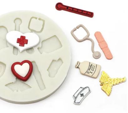 Cake Craft - Silicone Mould - Nurse Kit