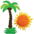 Cake Craft - Silicone Mould - Sun & Palm Tree