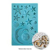 Cake Craft - Silicone Mould - Assorted Moon & Stars