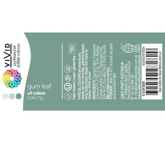 Vivid Oil Colour 21g - Gum Leaf