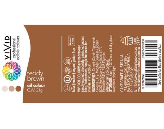 Vivid Teddy Brown Oil Colour